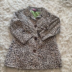 Say What? Brown and Black Leopard Print Blazer